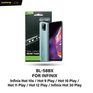 Hippo Baterai INFINIX BL-58BX 5960mAh HOT 10S / HOT 10 PLAY / HOT 11 PLAY / HOT 9 PLAY / HOT 12 PLAY