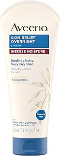 Aveeno Skin Relief Overnight Intense Moisture Cream with Triple Oat Complex & Natural Shea Butter, T