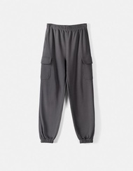Celana Cargo Sweatpants Jogger Pants Highwaist Sweatpants Cargo Pants Casual Korean Style