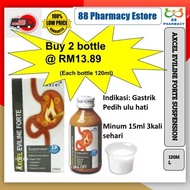 AXCEL EVILINE FORTE SUSPENSION 120ML (Ubat gastrik)