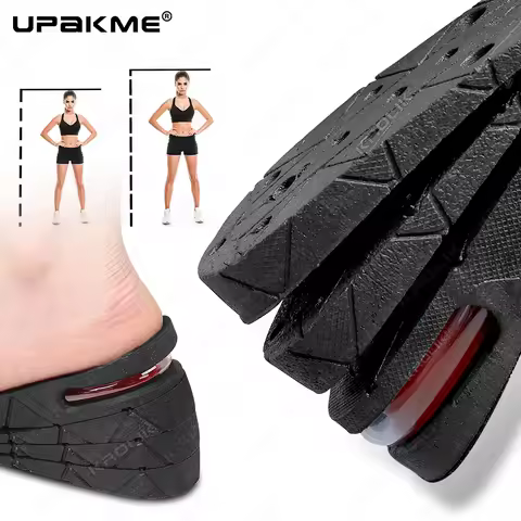 1Pair Height Increase Insole for Feet 3cm 4.5cm 6cm 7.5cm Variable Height Shoes Insoles Men Women Ai