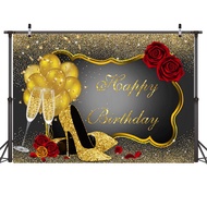 (XDRP) Birthday Photography Backdrops Venue Setup Birthday Background Cloth 210X150Cm Birthday Photo