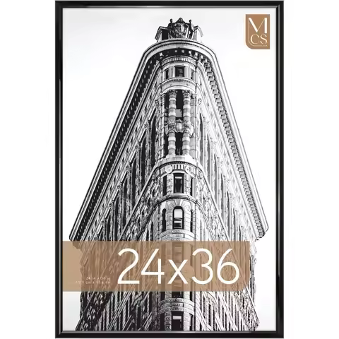 High Gloss Black 24x36 Poster Frame Vertical Horizontal Large Photo Art Display