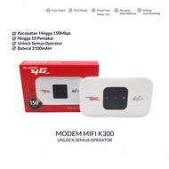 Modem Wifi Mifi 4G LTE k300 Unlock All Operator 150Mbps / Modem Wifi 4G LTE 150Mbps Unlock All Operator Modem Wifi Mifi 4G LTE Unlock ALL Operator Free