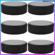 6Pcs PU Ice Hockey Puck Replacement Training Puck Competition Training Puck  zhiymais4w