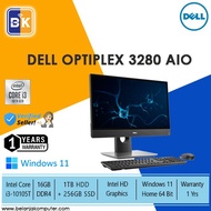 Dell Optiplex 3280 AIO i3-10105T,16GB,1TB+256GB,21.5" FHD,W11H,1YR