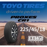 (POSTAGE) 225/45/18 TOYO PROXES CR1 2024 NEW CAR TIRES TYRE TAYAR