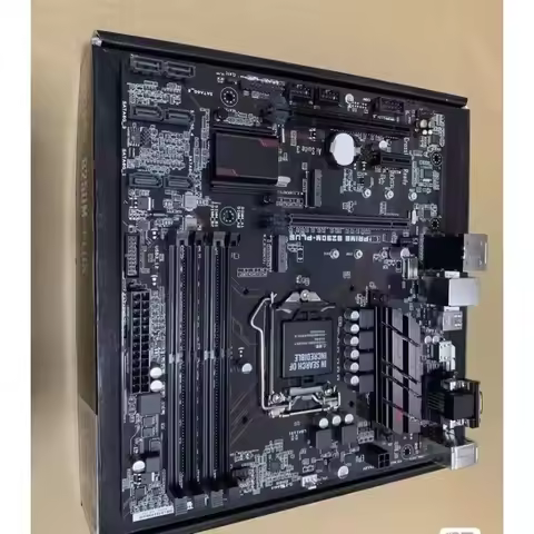Used New Motherboard For Asus PRIME B250M-PLUS LGA1151 DDR4 Dual M.2 HDMI DVI VGA Full Box In Stock