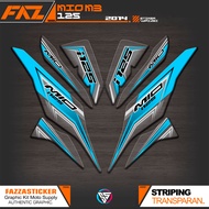 UV TRANSPARENT STRIPING MIO M3 125 IP 14 YAMAHA M3/Z/S 125 CLEAR MATERIAL STICKER MIO 125 2014