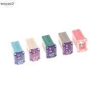 [woyao2] Mini Square Fuse 15A 20A 25A 30A 40A PEC Automotive Car Fuse Tube Waterproof Fuse Box For S