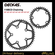 Deckas 110/5 BCD 110BCD Road Bike Narrow Wide Chainring 36T-52T Bicycle Chainwheel For Shiman SRAM B