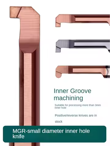 Small aperture inner groove cutter MGR groove width 0.5 1.0 1.5 2.0，Whole Hard Alloy coating Small p