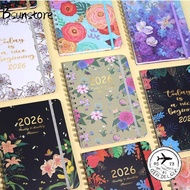 BSUNSTORE 2026 Planner, Jan.2026 - Dec.2026 Weekly and Monthly Calendar 2026, A5 Agenda Monthly Tabs