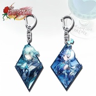 Game Honkai: Star Rail Keychain Cute Figure Robin Aventurine Acheron Pendant Key Ring Anime Bag Acce