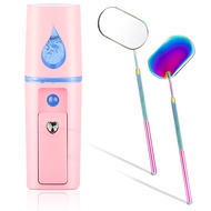 Honoson Nano Mist Sprayer Eyelash Extensions Mini Facial Steamer 20ml Portable Face Mister USB Handh