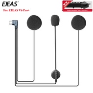 EJEAS V6 Pro+  Type C Update Version V6Pro+ Motorcycle Helmet Intercom Headset Metal Mounted Accesso