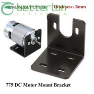 BETTER-LONTIME Motor Mount Bracket Universal Black 775 DC 775 Fixed Seat