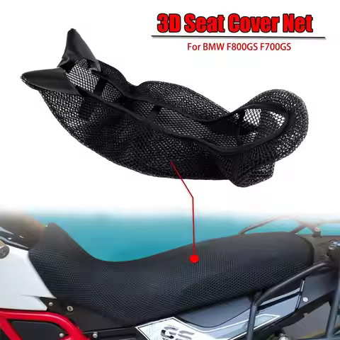 For BMW F800GS F700GS Rear Seat Cowl Cover 3D Mesh Net Waterproof Sunproof Protector F800 F700 GS Mo