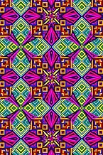 Advanced Series 3 Notebook - A5 (6x9) Medium Size Notebook Neon Vibes