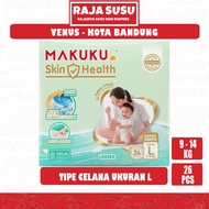 MAKUKU DIAPERS SKIN HEALTH PANTS L26 - KING OF MILK
