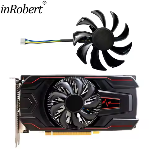New 85mm Two Ball Bearing Cooler Fan Replacement For Sapphire Pulse RX 560 4GB T129215SU Graphics Vi