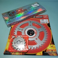 CFMOTO 250NK / 400NK - STT Front Sprocket + STT Rear Sprocket + X Ring / STT Sprocket Set