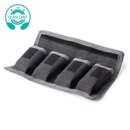 Battery Holder Case AA AAA Battery Storage Bag 4 Pocket for AA/AAA Battery and DSLR Camera Battery