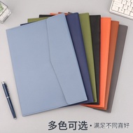 Business Office A4 Leather File Bag Information Bag Large Capacity Storage Bag File Bag Waterproof F