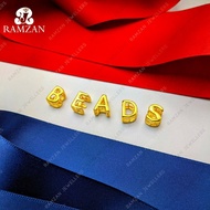 Masdora Bead Huruf Emas 916 (916 Gold)