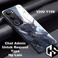HP Glossy glitter Softcase for type VIVO Y19S 4Ghp Gundam Motif/case vivo y19s vivo y19s casing/ viv