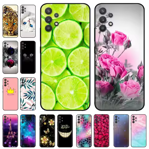Silicone Case for Samsung Galaxy A32 Case A32 4G SM-A325F/ds Soft TPU Cover Phone Case for Samsung A