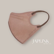 【標準】JAPLINK HEPA 高科技水駐極 立體醫療口罩-焦糖