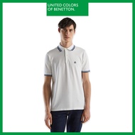 Benetton เสื้อเชิ้ตโปโล สำหรับผู้ชาย 3WG9J3181