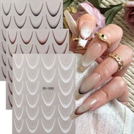 ST.513 Thai Shop French Ombre Nail Sticker There Are 3 Types To Choose From (SD1932 SD1933 SD1934).