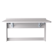 Invisible solid wood folding table wall double support wall table table wall hanging table computer 