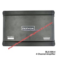 ADIVOX 4 CHANNEL POWER AMPLIFIER (BLX-500.4) 20000 WATTS