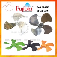 Fujibin 20"/18''/16'' fan blade only /use for stand fan and wall fan ABS 5blade
