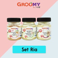 [Baby's Food] Groomy 3-in-1 Economy Pack (Set Ria) Pek Makanan Baby 3 Dalam 1