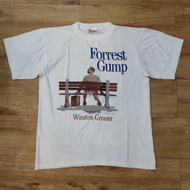 Forrest Gump movie Promo t-shirt 1994 ผ้า100 ฟอกนุ่ม เสื้อหนัง papamama vintage เสื้อยืดผ้าฝ้าย