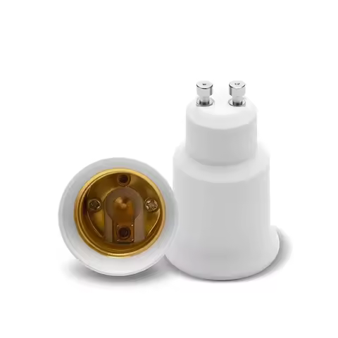 4pcs GU10 to E26/E27 Lamp Base Adapter GU10 to E27 Light Socket Adapter Extender, Install Standard L