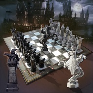 Wizard Chess Set บอร์ดเกมสะสมพร้อมตัวละคร เรซิ่น ดีไซน์สำหรับแฟนหนัง Wizard ET-TH