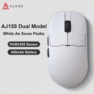 AJAZZ AJ159ยอดเมาส์ไร้สาย PAW3950น้ำหนักเบาสามโหมดเมาส์เล่นเกมส์กับแท่นชาร์จรองรับ1K/8K