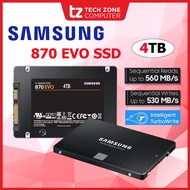Samsung 870 EVO SSD  [4TB] 2.5" SATA III Internal SSD - MZ-77E4T0BW - Local Samsung 5 Years Warranty