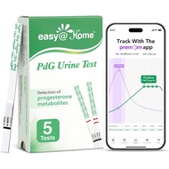 Easy@Home PdG Test Strips: 5 Pack - Track Ovulation Insights with Progesterone Urine Tests – at Home