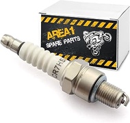 Area1 Scooter spark plug type CR7HSA / A7RTC (suppressed) compatible with 50 cc 4-stroke scooters e.