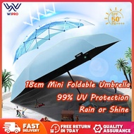 WIPRO Umbrella Sale Free Shipping Umbrella Small Pocket Size UV Protection Payong Matibay Makapal Sunny and Rrain Dual-Use Manual Umbrella Folding Payong Umbrella Buy 1 Take 1 Fibrella Umbrella for Kid Girl Men's Umbrellas Umbrella Folding Automatic COD