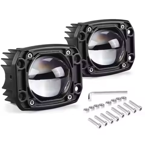 3 Inch Car Lights LED 6000K 3500K Fog Light Motorcycle Spotlight Day Running Lamps For Jeep Wrangler