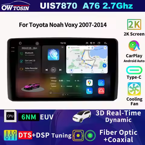 FYT7870 Android Car Radio Multimedia Video Player For Toyota Noah Voxy 2007-2014 GPS Navigation Auto