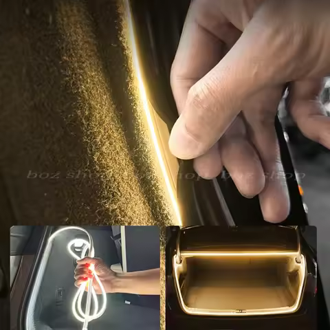 Car Rear Trunk Decorative Light Easy Install Modified Lighting Interior Decorative Light Bar For Aud
