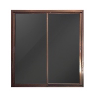 ประตูอะลูมิเนียมบานเลื่อน NK รุ่น 2 ช่อง ขนาด 199 x 204